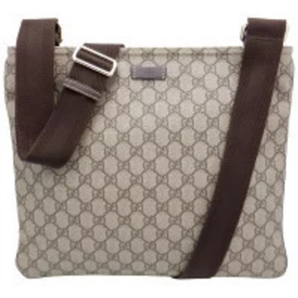 Gucci Imprime Beige Crossbody GG Brown Slim Canvas Clutch Bag Shoulder - Picture 2 of 11